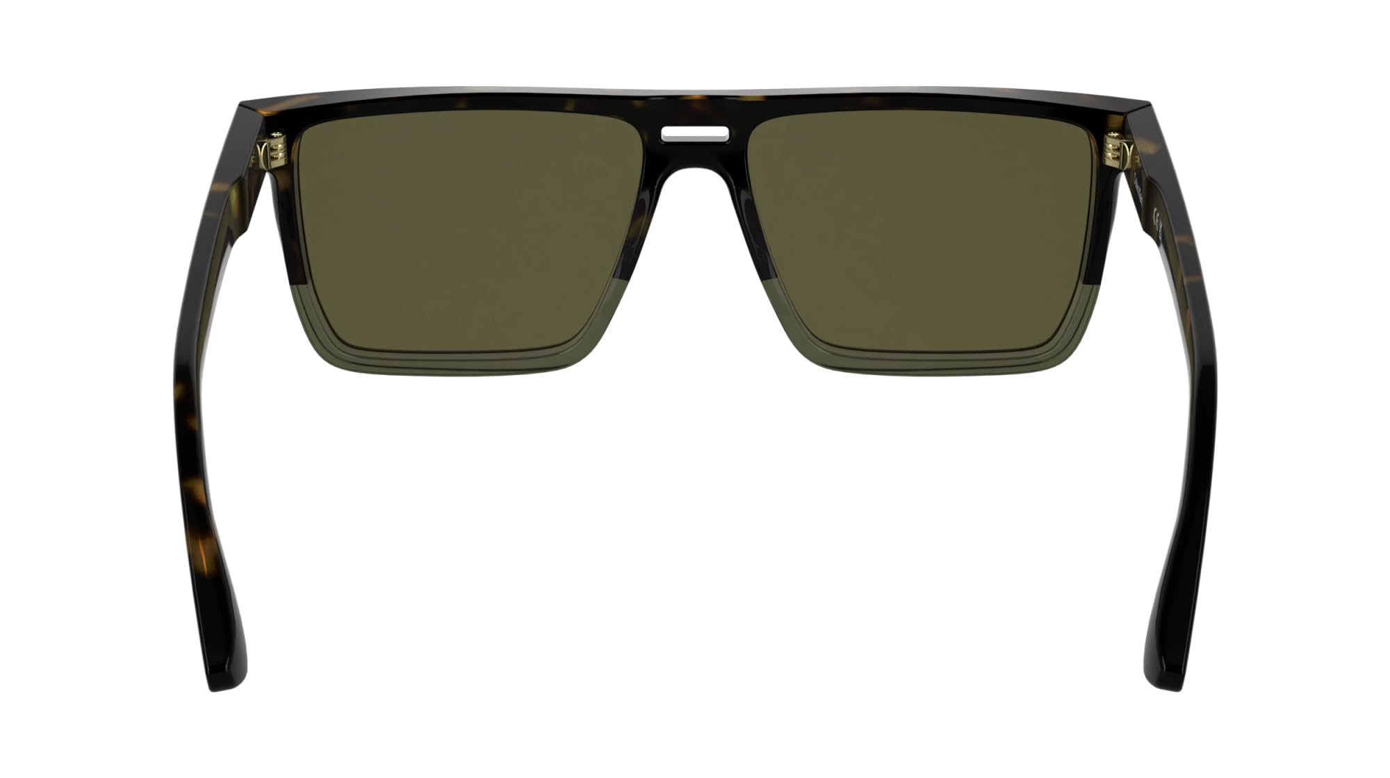 Calvin Klein Men's Sunglasses CK25501S - Dark Havana/Khaki with Solid Brown Lens