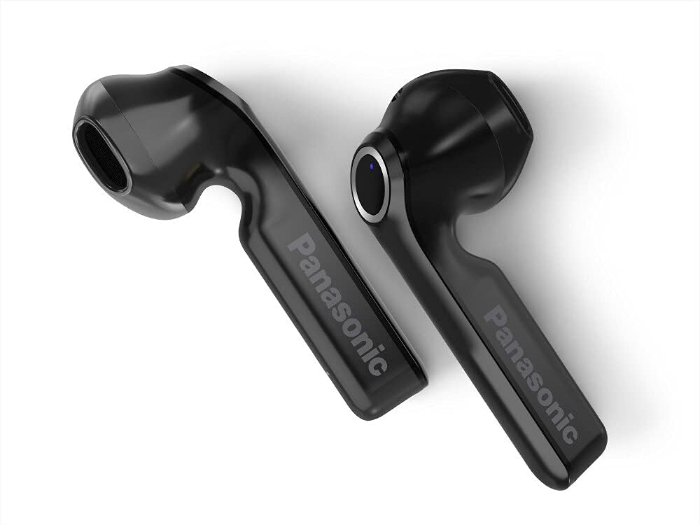 Close-up of Panasonic RZ-B100W earbuds