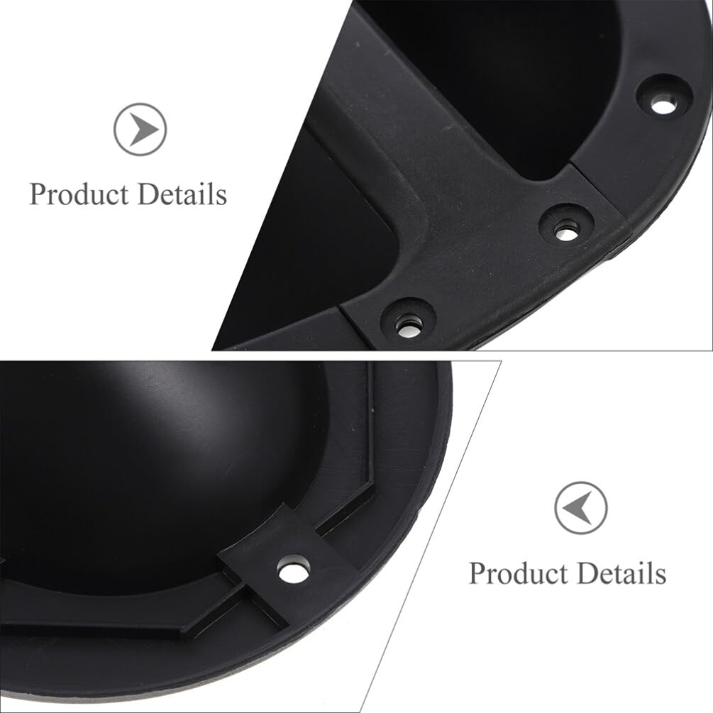 Artibetter Poignée de Remplacement pour Amplificateur en Abs Noir, Lot de 4 Pièces, Robuste et Pratique, pour Haut-Parleur et Usage sur Scène