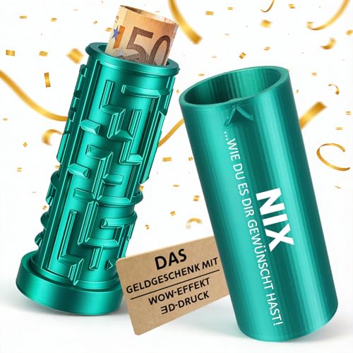 Anruzon Upgrade NIX Geschenk Kreative Labyrinthbox Geldgeschenke NIX Verpackung für Geburtstag Abschied Danke - Geschenke für Junge Mädchen Männer Frauen und Freunde