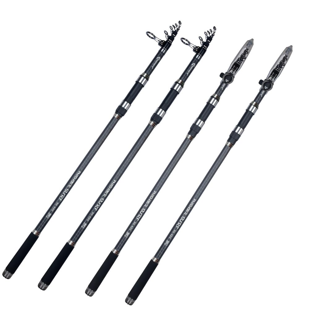 伸縮式スピニングフィッシングロッド,カーボントラベル,塩水,淡水パーチ,マス釣り,2.7m-4.5m, 20kg Amazon.co.jp: PHISHGER 伸縮式サーフスピニングロッド 3.6/4.2/4.5