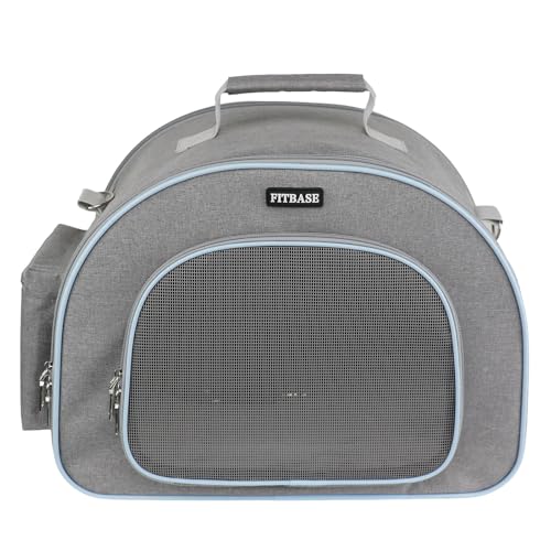 Collapsible Cat Carrier FITBASE Dog Pet Carrier 15.7X10.2X11.8 Inches for Small/Medium Animal Puppy, Pet Travel Cage Soft Sided Cat Bag for Camping, Hiking, or to the Vet’s - Image 5