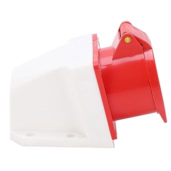 3NH 5Pin 3Phase 16A Industrial Plug Socket, IP44 Waterproof Industrial Plug Supplies for Industry, Agriculture, Chemical Industry, Airport, Dock, Metallurgy, Power Plant/1806