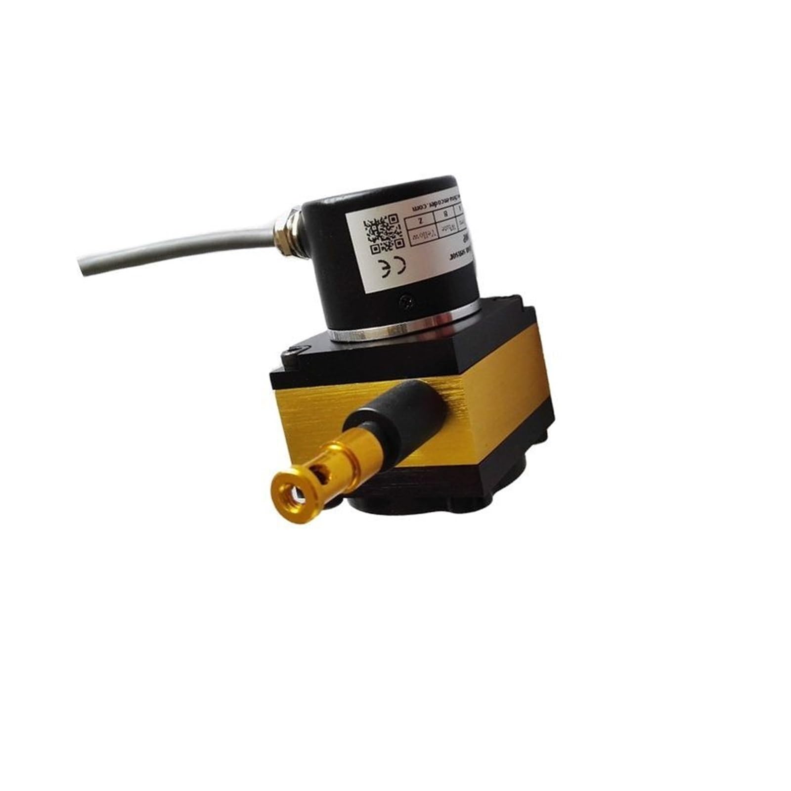 Encoder Rotatorio, Rango De 1000 Mm Cable De Extracción Sensor De Desplazamiento Codificador De Cuerda Lineal Tipo De Potenciómetro De Potenciómetro(Push pull)