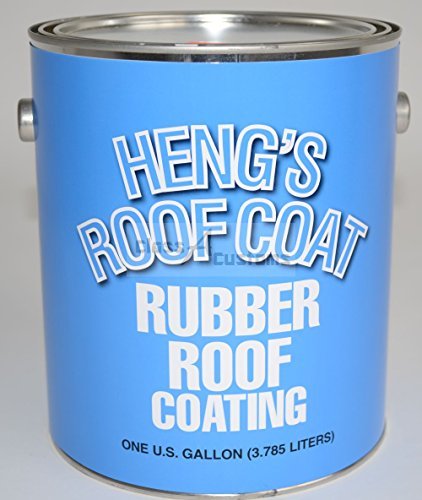 Heng's Elixir Rubber Roof Coating - White - Gallon - 46128, 13-0744, 46128-4