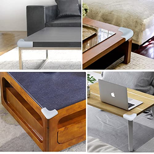 Protection d'angle silicone meuble marron : sécuriser les angles de table basse - 5
