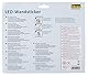 Idena 31256 - LED Wandsticker Lampe Regenbogen, mit Lichtsensor, ca. 22 x 13 cm, ideal als Nachtlicht für das Kinderzimmer