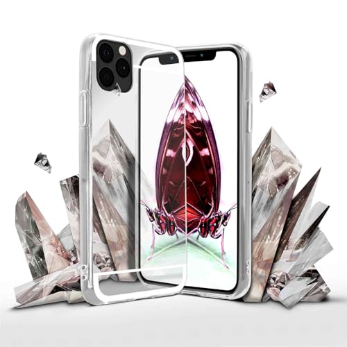 Coque miroir iPhone 12 Pro anti rayure avec dos argenté