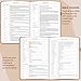 Bible Study Journal - Church Notes Notebook for Note Taking & Reflection - Guided Bible Study Notebook - Faith-Based Religious Gifts & Bible Study Supplies (Rose Gold)