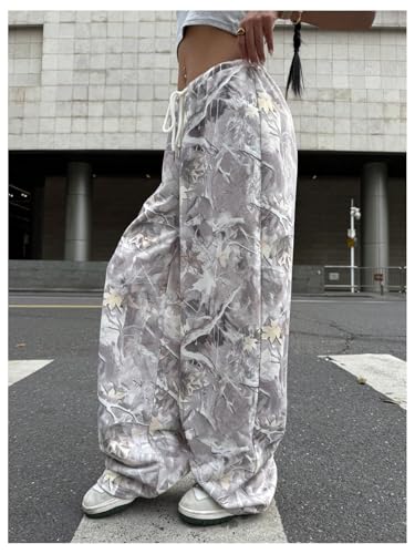 Women's Baggy Sweatpants Drawstring Waist Wide Leg Pants Athletic Running Track Sweat Pants Joggers2