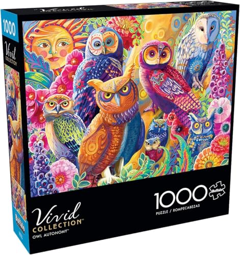 Buffalo Games - Laura Audi - Owl Autonomy - Rompecabezas de 1000 Piezas para Adultos - Tamaño Terminado 26.75 x 19.75 pulgadas miniatura 1