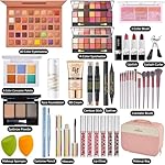 Makeup Kit for Women Full Kit, Make Up Gift Set, Makeup Bundle Includes Foundation Eyeshadow Palette BB Cream Concealer Blush Lipstick Eyeliner Mascara Cosmetic Brush Set - Image 2