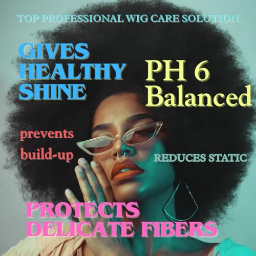 awesome synthetic wig leave-in conditioner spray ph6 professional wig care solution detangle spray moisturizes amp replenishes synthetic wigs easy combing contains coconut oil 7 fl oz