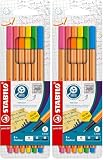 STABILO - Fineliner - point 88-12er Pack - Neonfarben