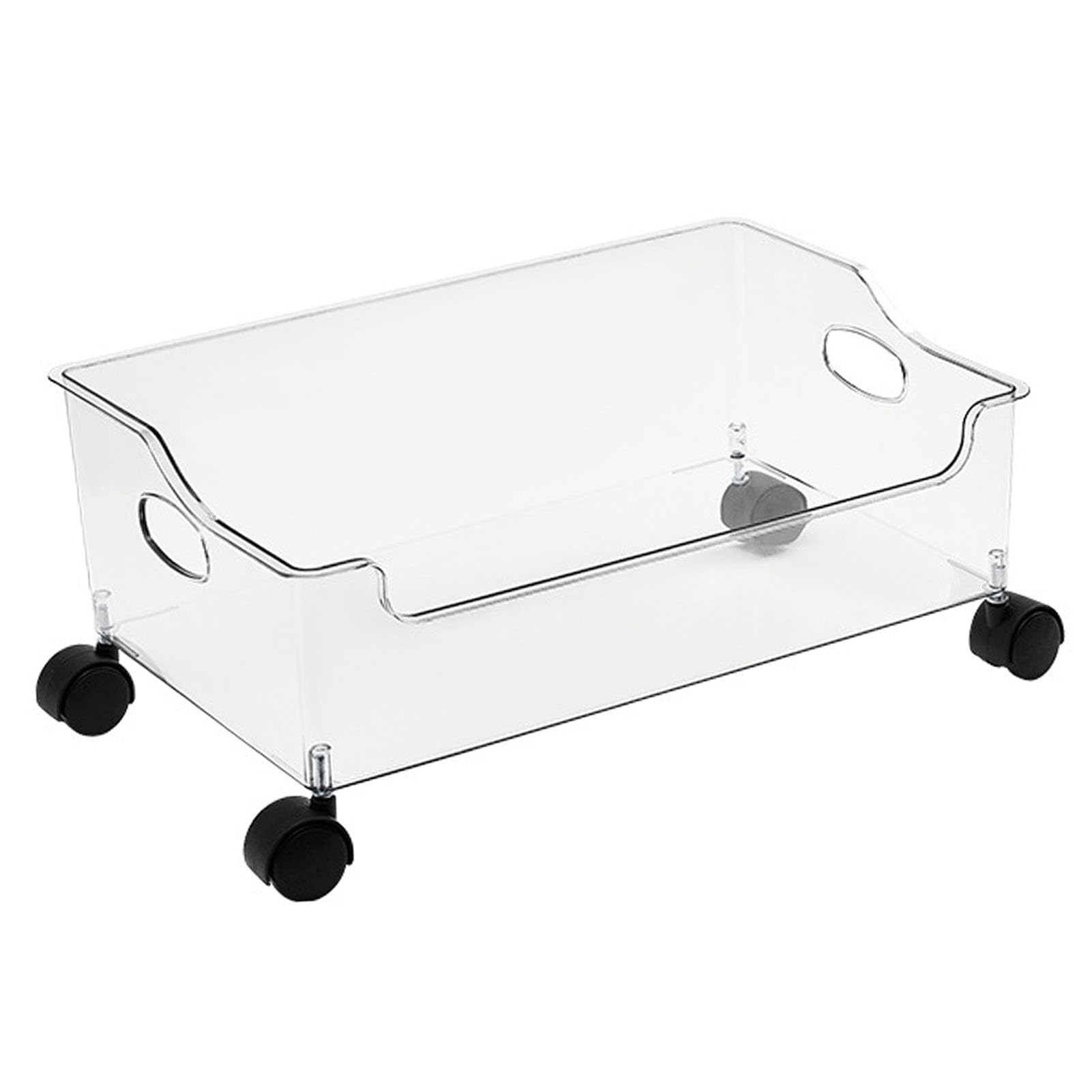 Rangement plastique sous bureau transparent pour éliminer le désordre de bureau