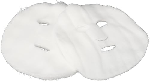 Miniatura 9 de Máscara facial de gasa, 100 unidades, máscara facial de gasa precortada con fuerte absorción de agua, hojas desechables de bricolaje para salón