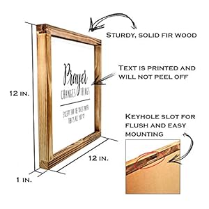 Prayer Changes Things Except Toilet Paper Sign 12x12 Inch - Farmhouse Bathroom Sign, Half Bathroom Decor, Farmhouse Signs For Bathroom, Funny Farmhouse Decor Sign Cute Guest Bathroom Decor Wall Art Prayer Changes Things Except Toilet Paper Sign 12×12 Inch Farmhouse Bathroom Sign Half Bathroom Decor Farmhouse Signs For Bathroom Funny Farmhouse Decor Sign Cute Guest Bathroom Decor Wall Art