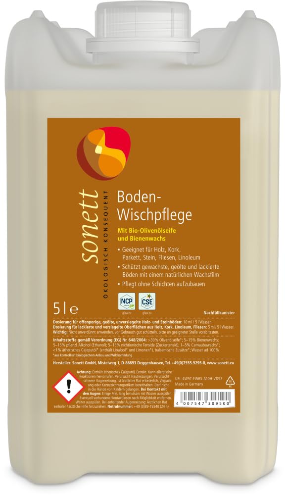 Sonett Boden-Wischpflege, 5 Liter