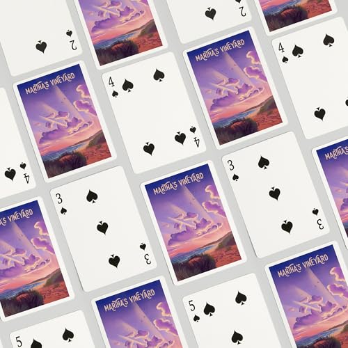 Martha's Vineyard Naipes de Poker 52 Cartas miniatura 4