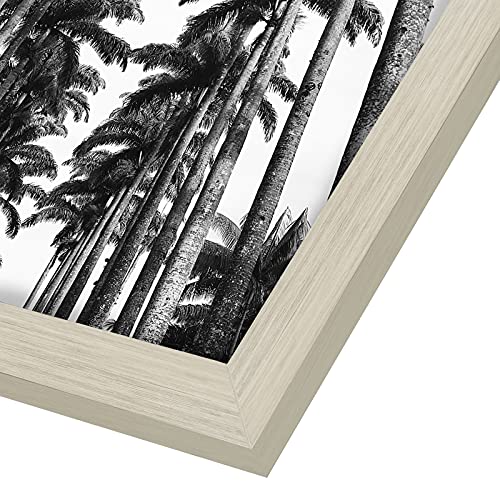 Americanflat 22x28 Poster Frame with Polished Plexiglass - Wide Picture Frames Made of Engineered Wood for Vertical or Horizontal Wall Display - Epic Collection - Light Wood