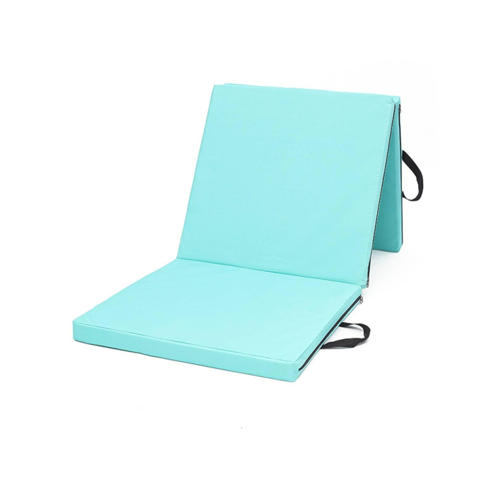 LOVIVER Tappetino Pieghevole Fitness Materassino Allenamento Ginnastica Stretching Materassino Palestra Portatile Imbottitura 5 Cm Maniglie Trasporto