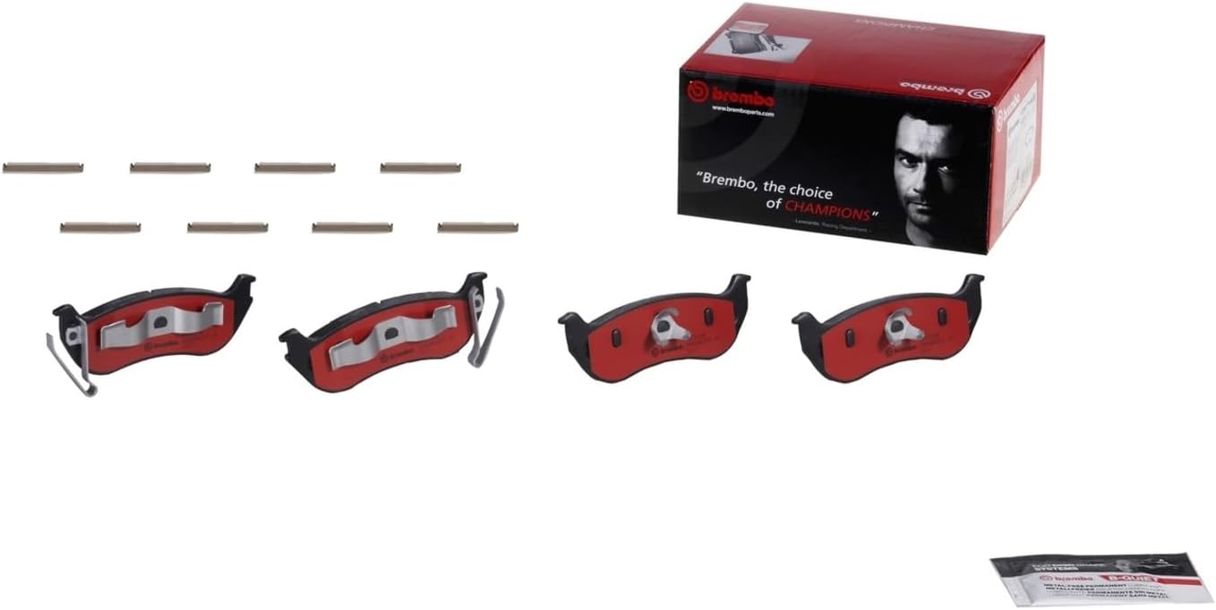 Brembo P37009N Premium Ceramic Rear Disc Brake Pad Set JEEP OE# K05179242AA