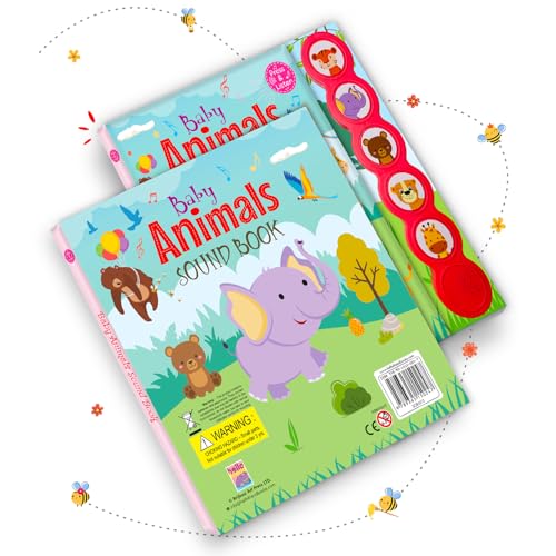 Image of Baby Animal Sound Book for Kids and Toddlers | Interactive Learning with Realistic Animal Sounds | Fun and Educational Storytime Book