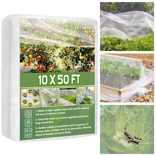 Unves Garden Netting, 10' x 50'...