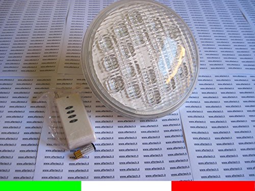 controllo via telecomando incluso, facile gestione colori e giochi di luce
