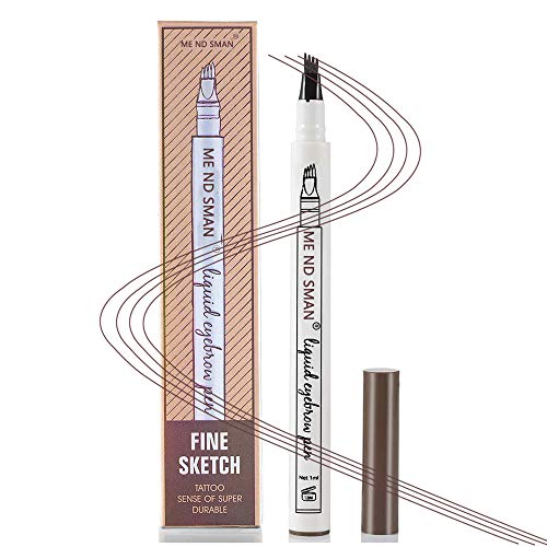 4-point eyebrow pencil, (black) A micro-blade eyebrow pencil with a micro-fork tip applicator to easily create natural eyebrows. (2-pack)