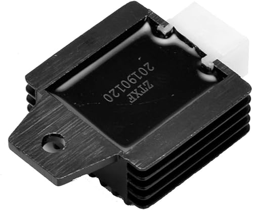 Miniatura 2 de HIAORS Regulador de voltaje de 4 pines rectificador para motor GY6 50cc 125cc 150cc chino ciclomotor scooter ATV piezas