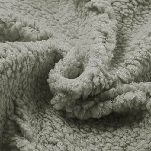 Women Casual Plus Size Plush Sweater Pockets Outerwear Buttons Cardigan Coat Hooded Lightweight Jacket for4