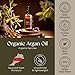 Gya Labs Organic Argan Oil for Hair - 100% Pure Natural Cold-Pressed Moroccan Argan Carrier Oil for Skin, Face, Nail, Lotions, Soaps & Conditioners (3.4 Fl Oz) - Soothing & Moisturizing