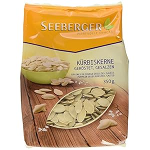 Seeberger Kürbiskerne geröstet, gesalzen, 8er Pack (8 x 350 g)