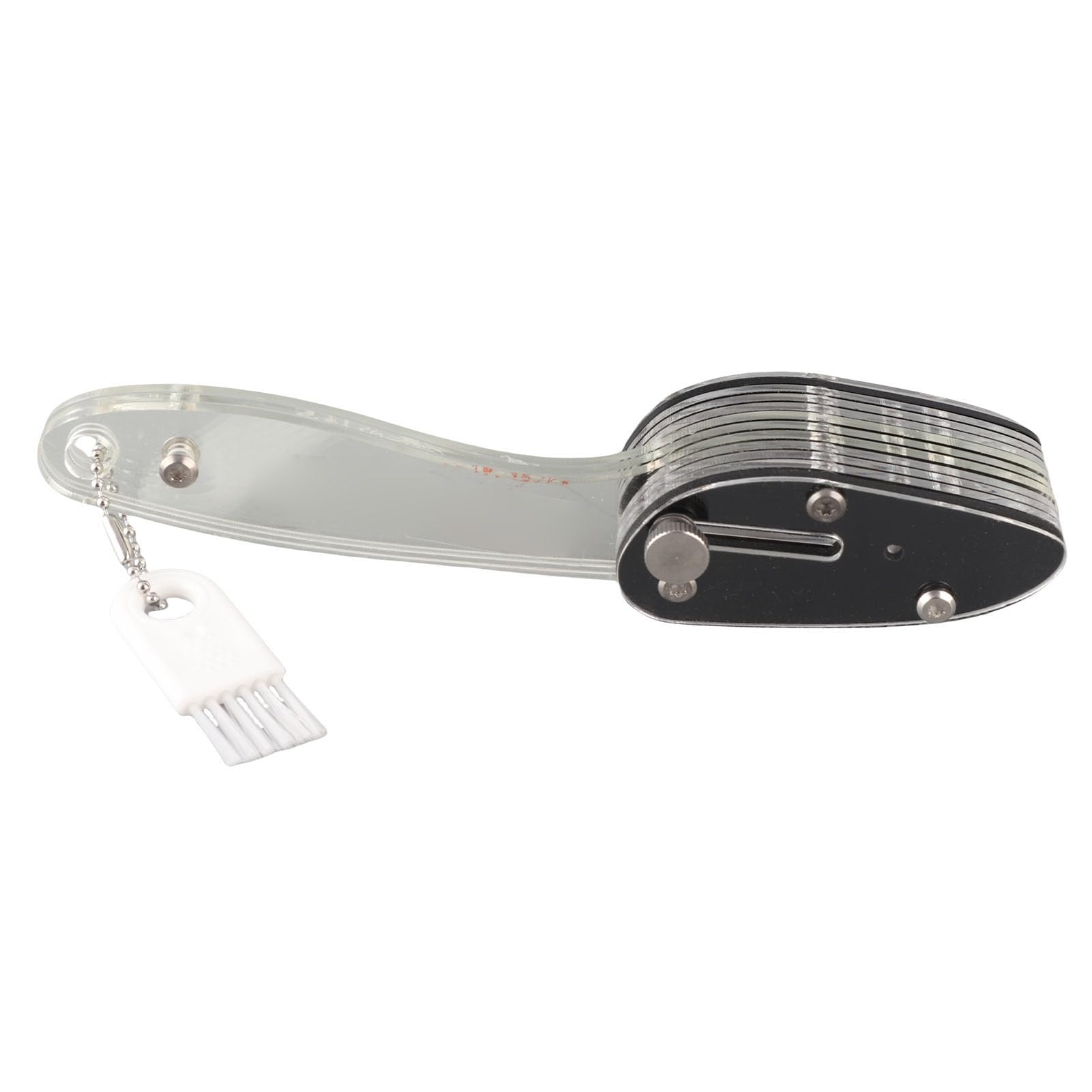 Zerodis Utensili da Utensile da Taglio in Acrilico per Fette Uniformi Ventriglio d'anatra Seppie Scalogno - Ideale per Cucine Domestiche e Commerciali Taglierina per Calamari