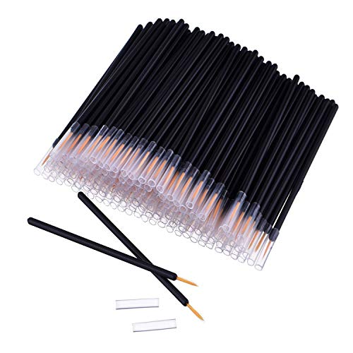 BallHull 200pcs Disposable Eyeliner Brushes Beauty Makeup Tools Wand Applicator.