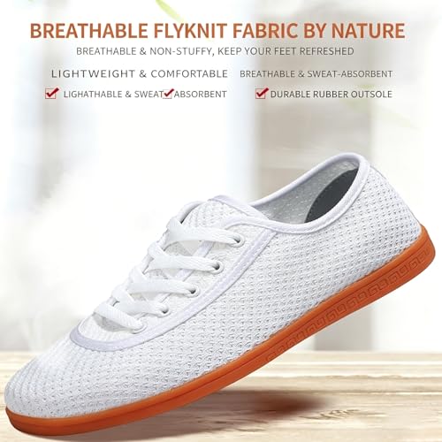 Zapatos de artes marciales cómodos con suela flexible para practicar kung fu 6