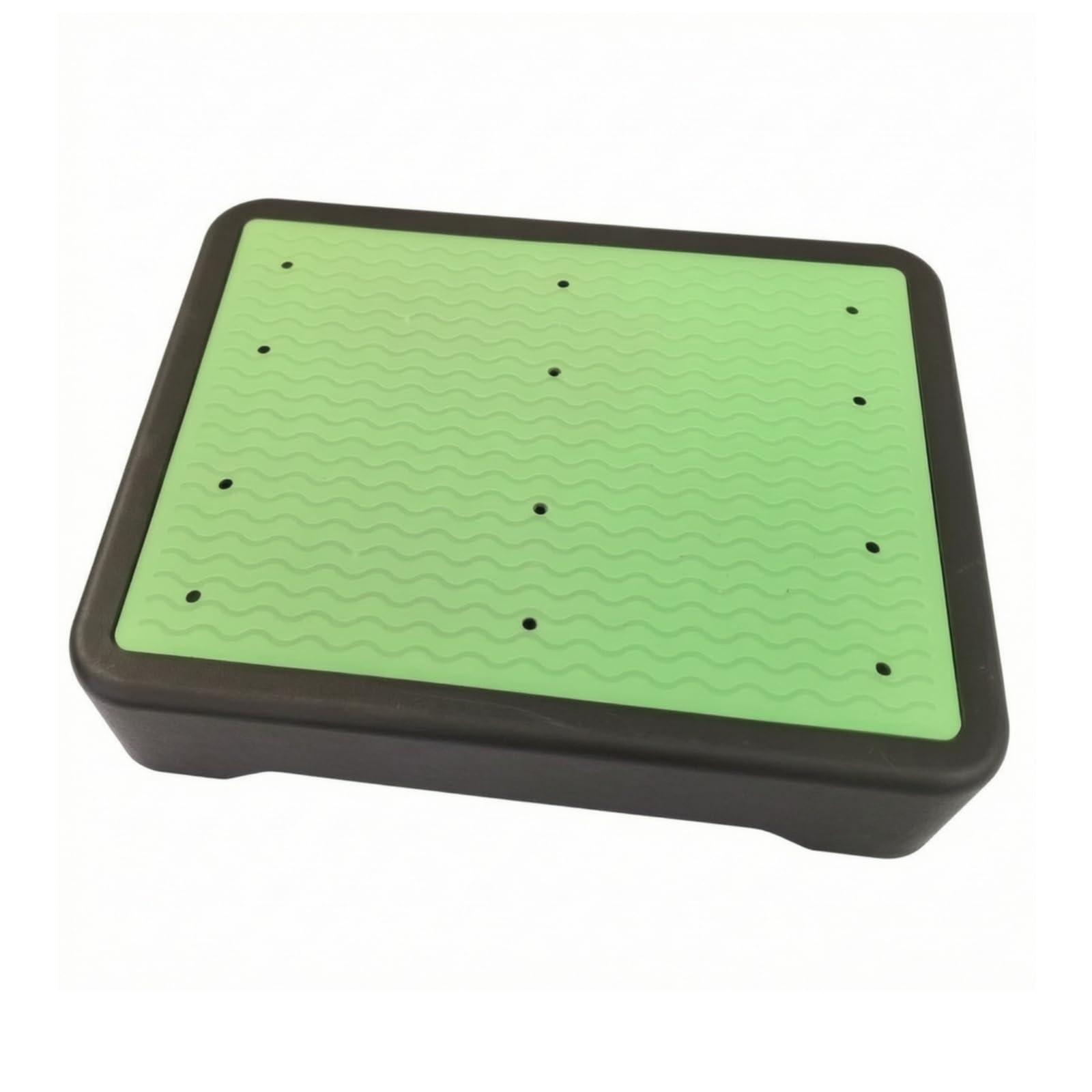 harayaa Tabure Escalón Ajustable Luminoso Tabure Ajustable Plástico Compacto Escalón Portátil lmohadilla Luminosa para Inrior, Exrior