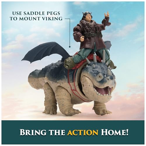 Miniatura 6 de Dreamworks Dragons - Pack Figura Dragón y Vikingo: Gronkel y Patapez de Cómo Entrenar a Tu Dragón - Figuras de Acción Articuladas - Juguetes Niños 4 Años + - Regalo Niño 4 Años +