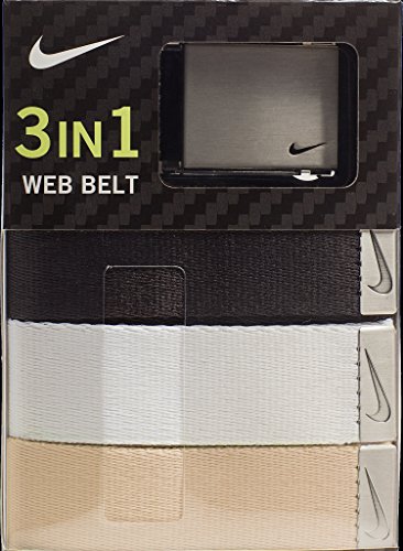 Nike Men's 3 Pack Golf Web Belt4