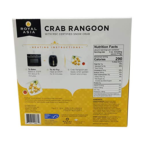 Royal Asia Crab Rangoon, 6.6 Oz thumb #2