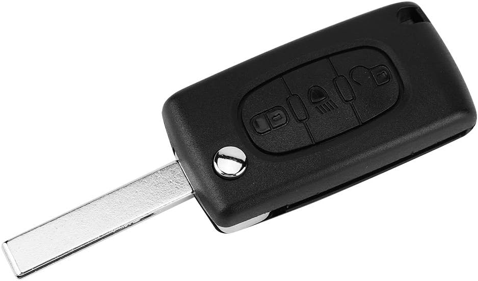 Aramox Key Fob Case, 3 Button Remote Key Fob Case Shell