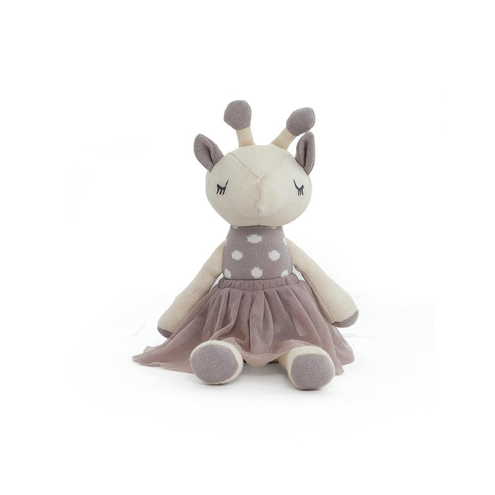 Pluchi Georgie Giraffe Cotton Knitted Stuffed Soft Toy (Natural & Steel Grey) (B0CJ5FHQ4Q) Amazon Price History, Amazon Price Tracker