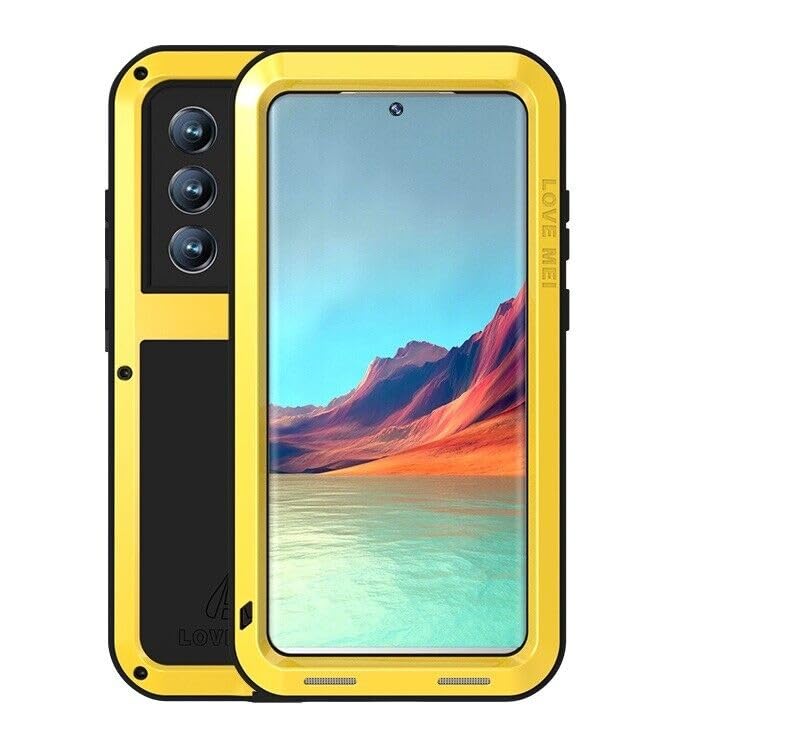 Coque Samsung S25 antichoc jaune pour éviter les fissures