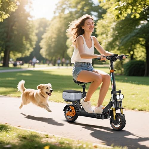 M5 Pro Electric Scooter, 1600W Brushless Motor, Range