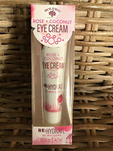 Set BOLERO Rose + Coconut, Whipped Facial Cream, Eye Cream, Facial Serum & Paper Facial Mask/Hydrate all skin types.