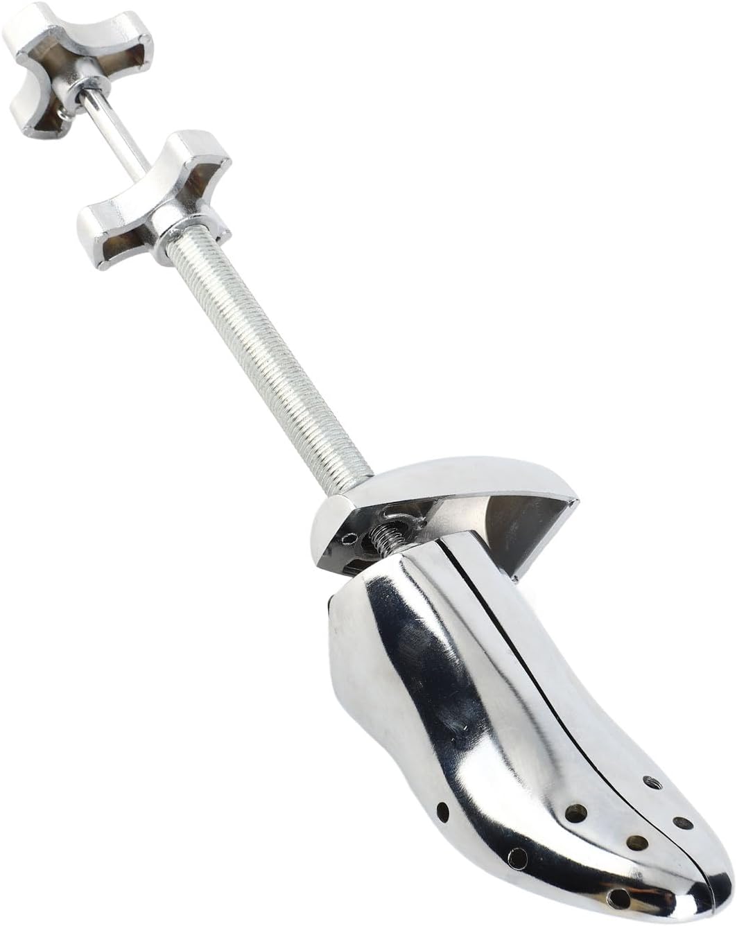 Shoe Stretcher Professional Aluminum Alloy Shoe Widener Expander Shoe Trees for Various Shoes (Double Plate Men Flat Heel)
