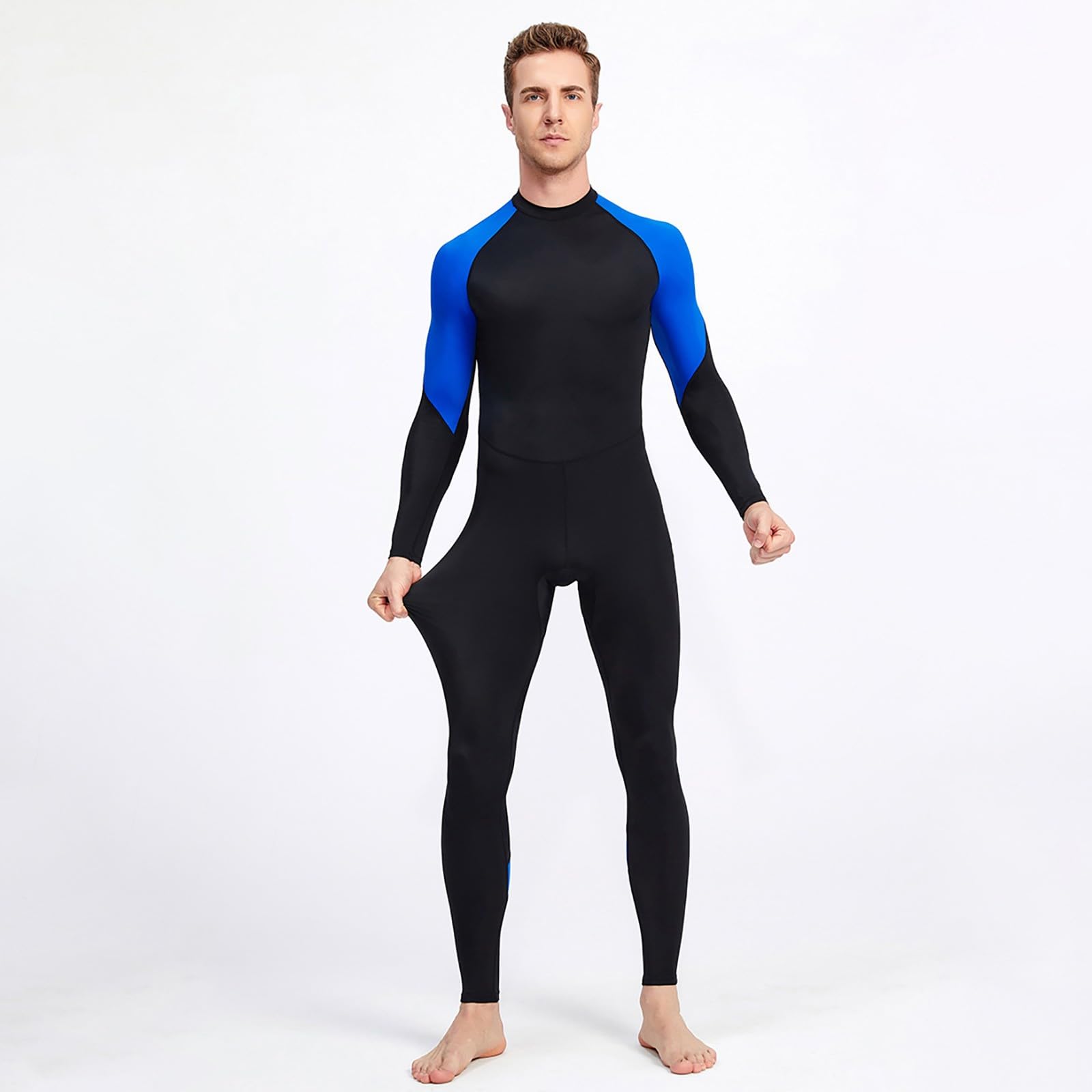 Adult Surfing Wetsuit Men Wet Suits Swimwear Diving Suit Nylon M 3XL Full  Wetsuit Adult Diving Snorkeling Body Suits Mens Trunks