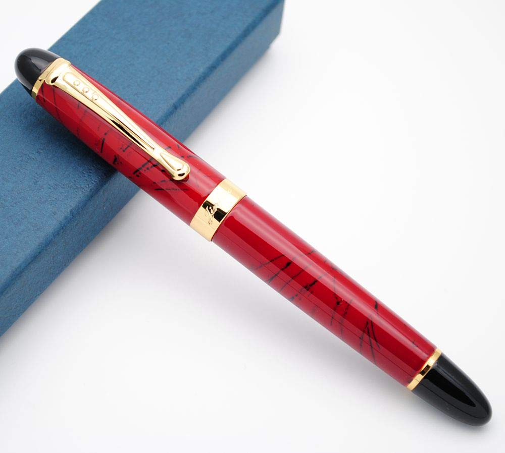JINHAO X450 Fountain Pen M Nib (Bright Red)