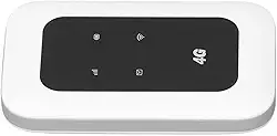 Ymiko Hotspot 4G LTE Portátil Com Velocidade de 150 Mbps, Conecta até 10 Dispositivos, WiFi Móvel Compacto para Viagens, Acampamentos e Uso de Carro Roteador de Internet Leve
